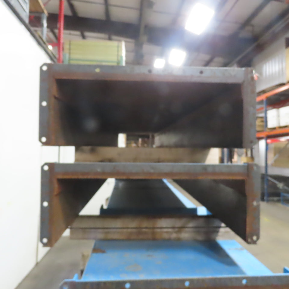 Vibrating Conveyor System Trough Add On (1)9' L (5)10' L 21.75" x 7.75" Inside