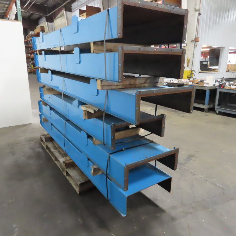 Vibrating Conveyor System Trough Add On (1)9' L (5)10' L 21.75" x 7.75" Inside