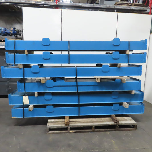 Vibrating Conveyor System Trough Add On (1)9' L (5)10' L 21.75" x 7.75" Inside
