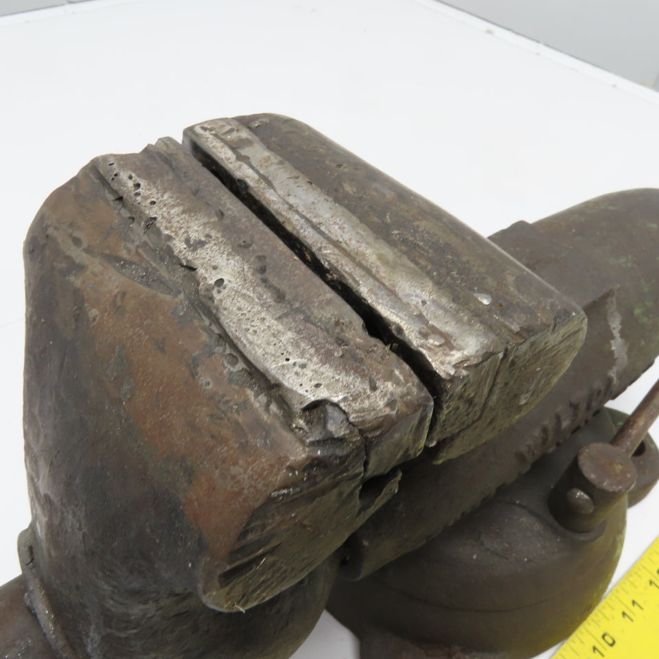 Wilton 4" Jaw 7" Open Vintage Swivel Bench Bullet Vise January 1970