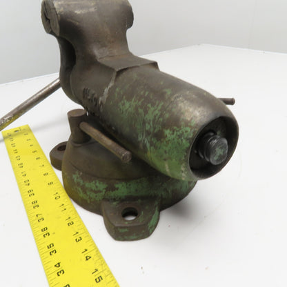 Wilton 4" Jaw 7" Open Vintage Swivel Bench Bullet Vise January 1970