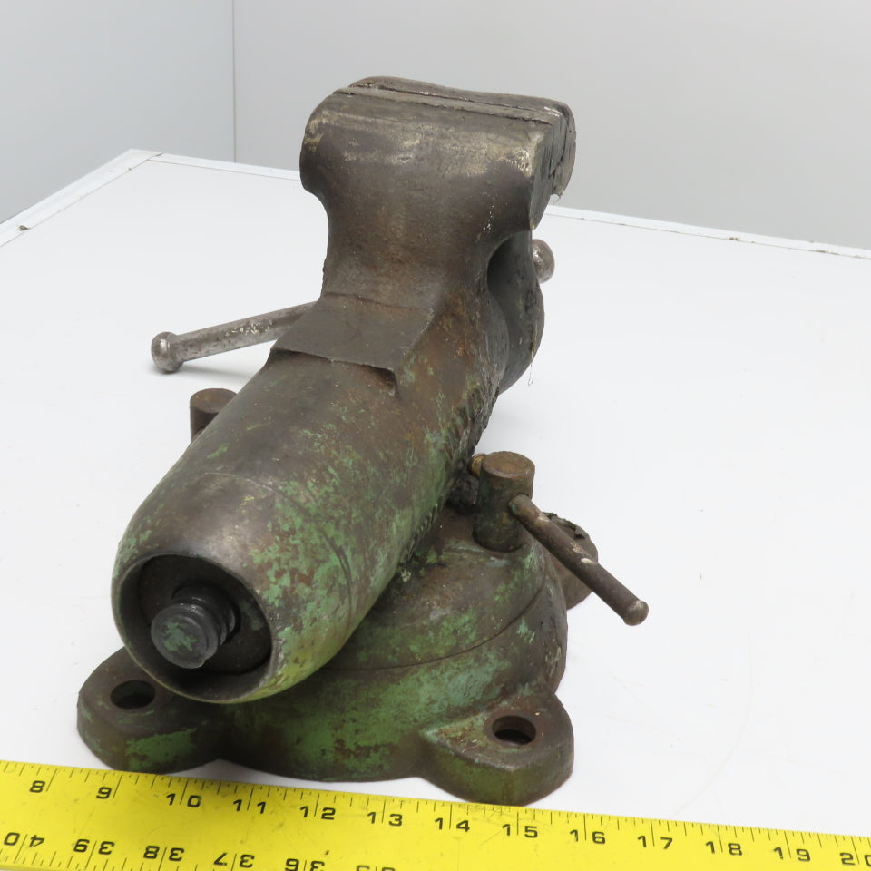 Wilton 4" Jaw 7" Open Vintage Swivel Bench Bullet Vise January 1970