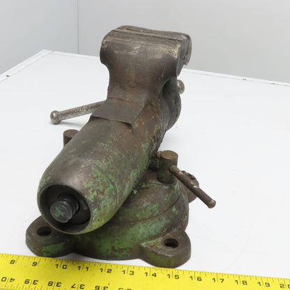 Wilton 4" Jaw 7" Open Vintage Swivel Bench Bullet Vise January 1970