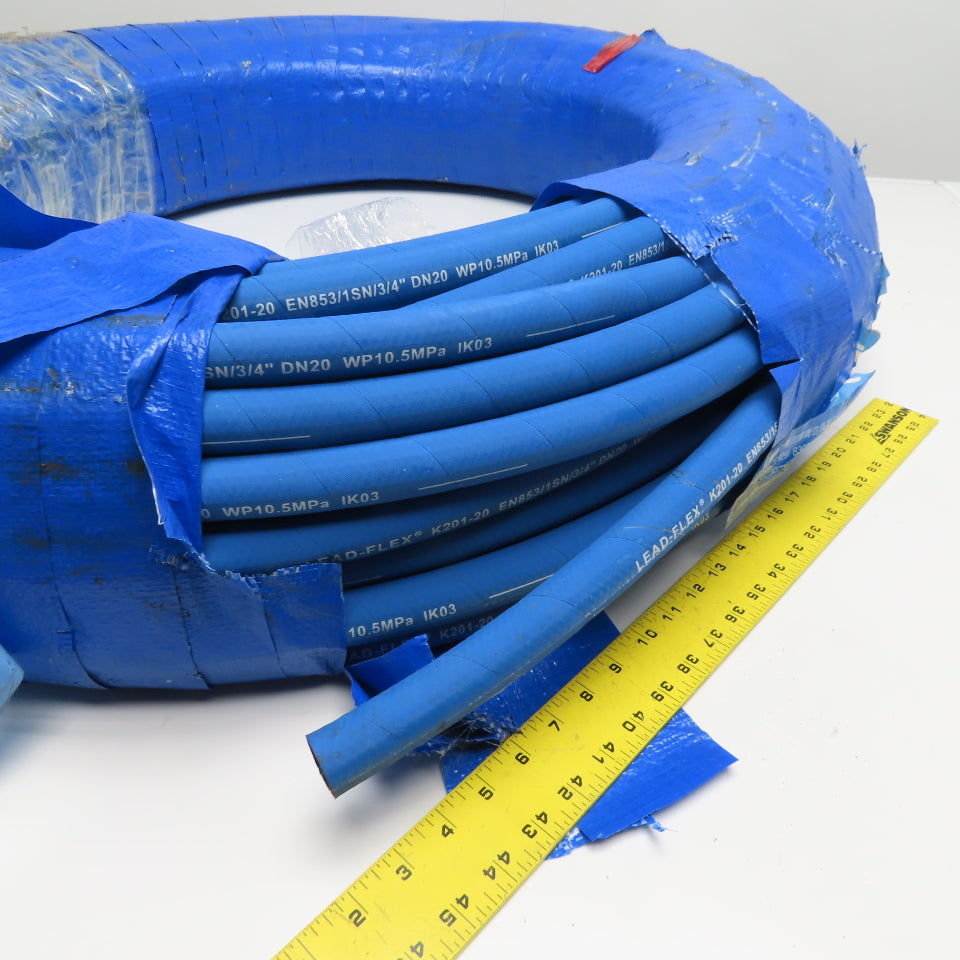 Lead Flex K201-20 3/4" High Temperature Hose DN20 -40°C To 150°C WP 10.5MPa 300'