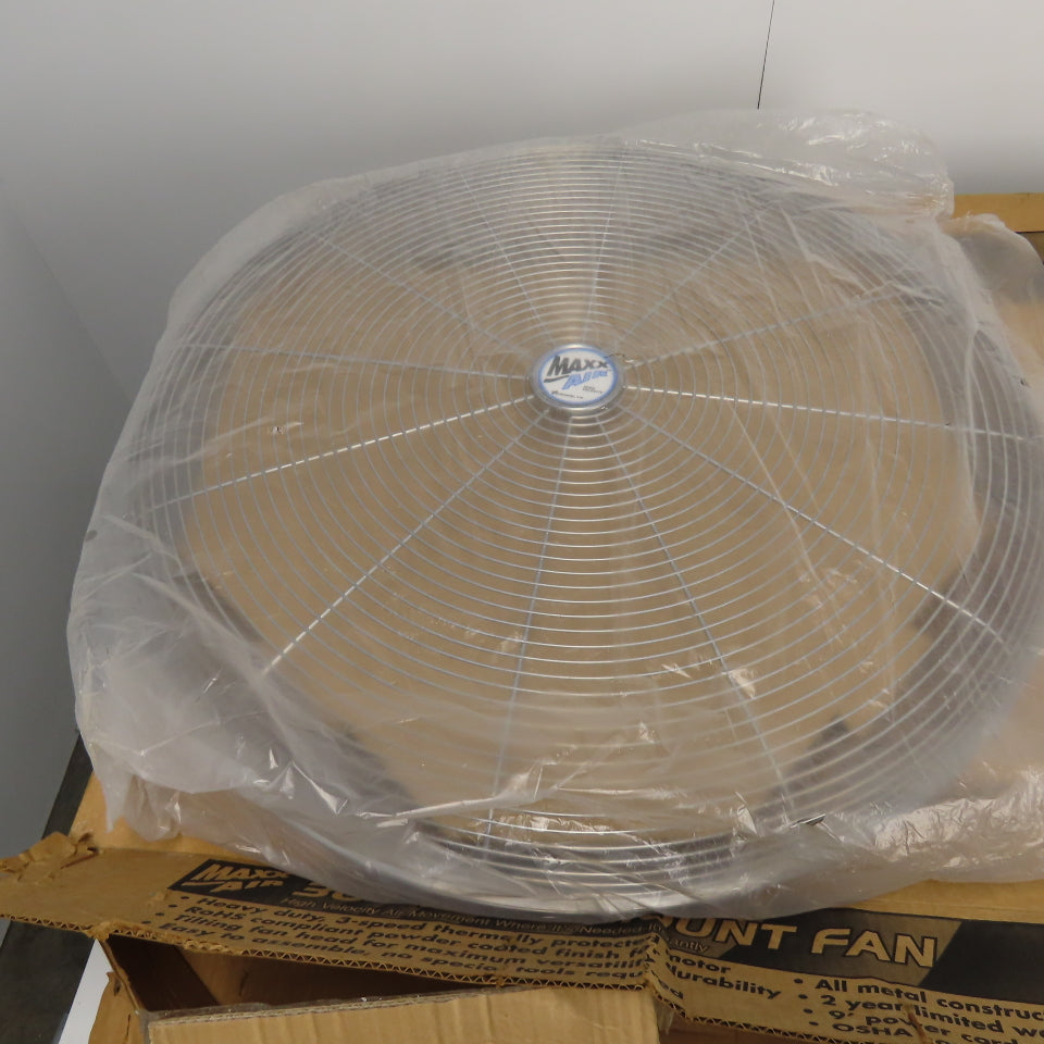 Maxx Air FB-75B HVWM 30 OSC 30" Oscillating Wall Mount Fan 120V 200W NEW
