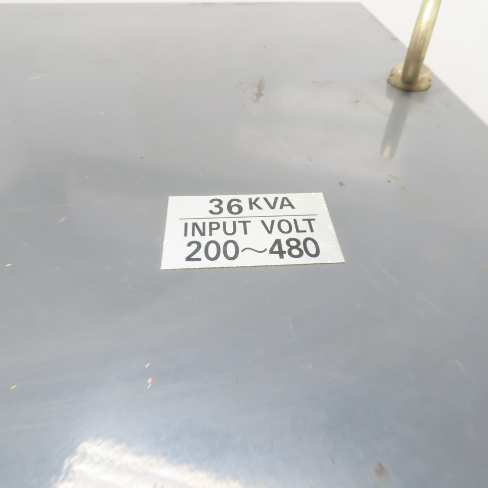 Mitsubishi BK0-NC TR-YU 200-480V Pri. 36kVa 210V Sec 3Ph Transformer Tested