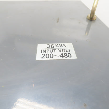Mitsubishi BK0-NC TR-YU 200-480V Pri. 36kVa 210V Sec 3Ph Transformer Tested