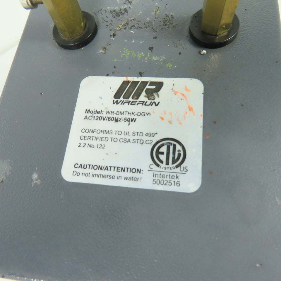 Wirerun WR-BMTHK-DGY Benchtop Hot Knife Foam Cutter 120V 50W Tested