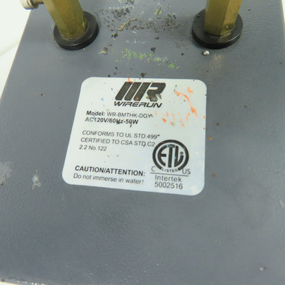 Wirerun WR-BMTHK-DGY Benchtop Hot Knife Foam Cutter 120V 50W Tested