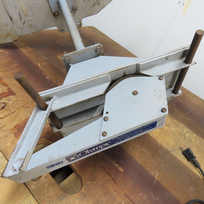 Olympic Instruments 1900-3 Flat Material Measurer W/ Mounting Arm & Counter