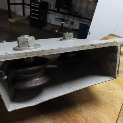 Olympic Instruments 1900-3 Flat Material Measurer W/ Mounting Arm & Counter