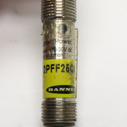Banner M12PFF25Q8 Photoelectric Sensor 10-30VAD