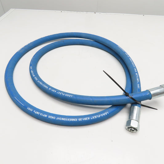 Lead Flex K201-20 3/4" High Temperature Hose Female 20mm DKO Swivel 10'