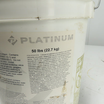 Platinum UPQS50 Quick Set Rapid Setting Repair Mortar 50 lb Bucket