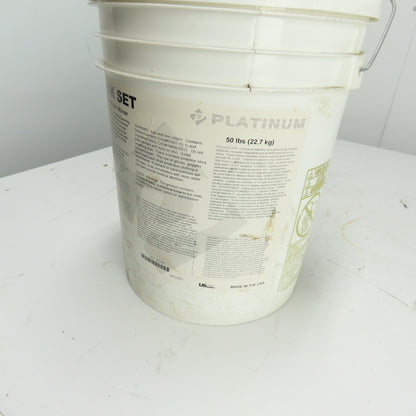 Platinum UPQS50 Quick Set Rapid Setting Repair Mortar 50 lb Bucket