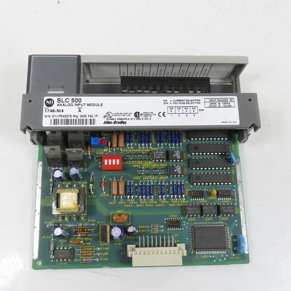 Allen-Bradley 1746-NI4 Ser A SLC 500 Analog Input Module (Clean)