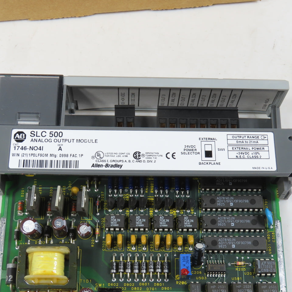 Allen-Bradley 1746-NO4I Ser A SLC 500 Analog Output Module Refurbished