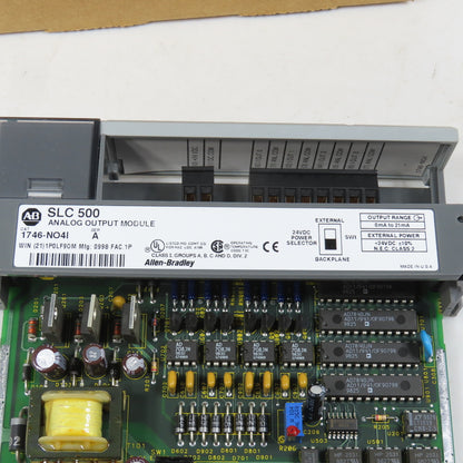 Allen-Bradley 1746-NO4I Ser A SLC 500 Analog Output Module Refurbished