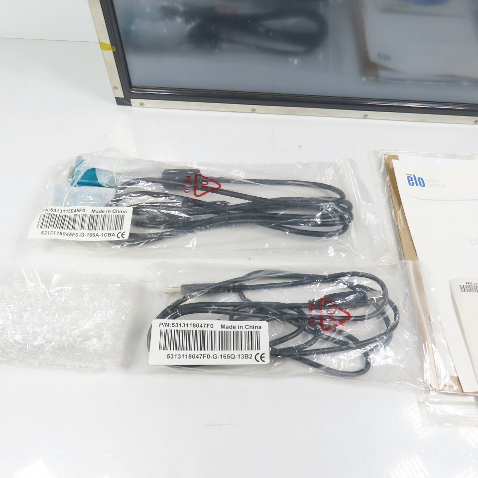 Elo Touch Solutions ET1939L-7CWA-1-NPB-G 19" LCD Touch Scree Monitor W/ Cables