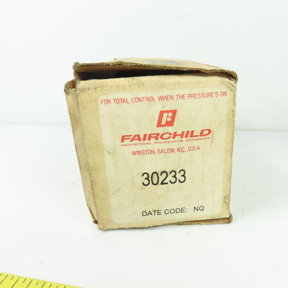 Fairchild 30233 Pneumatic Pressure Regulator 0.5-30 PSIG 250 PSIG Max Supply NEW