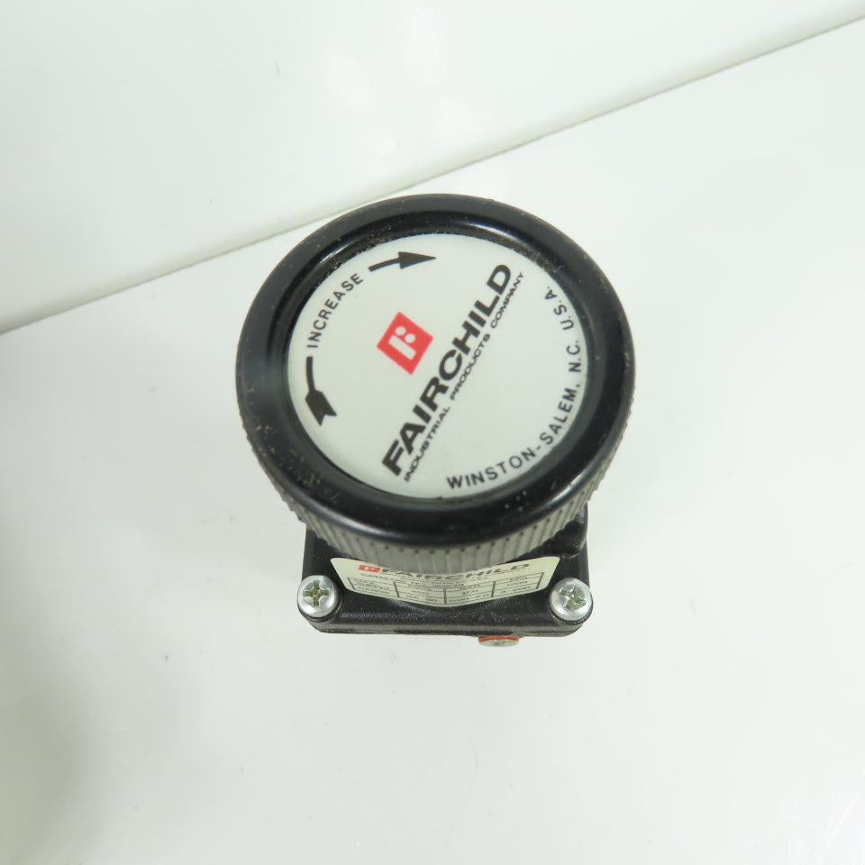 Fairchild 30233 Pneumatic Pressure Regulator 0.5-30 PSIG 250 PSIG Max Supply NEW