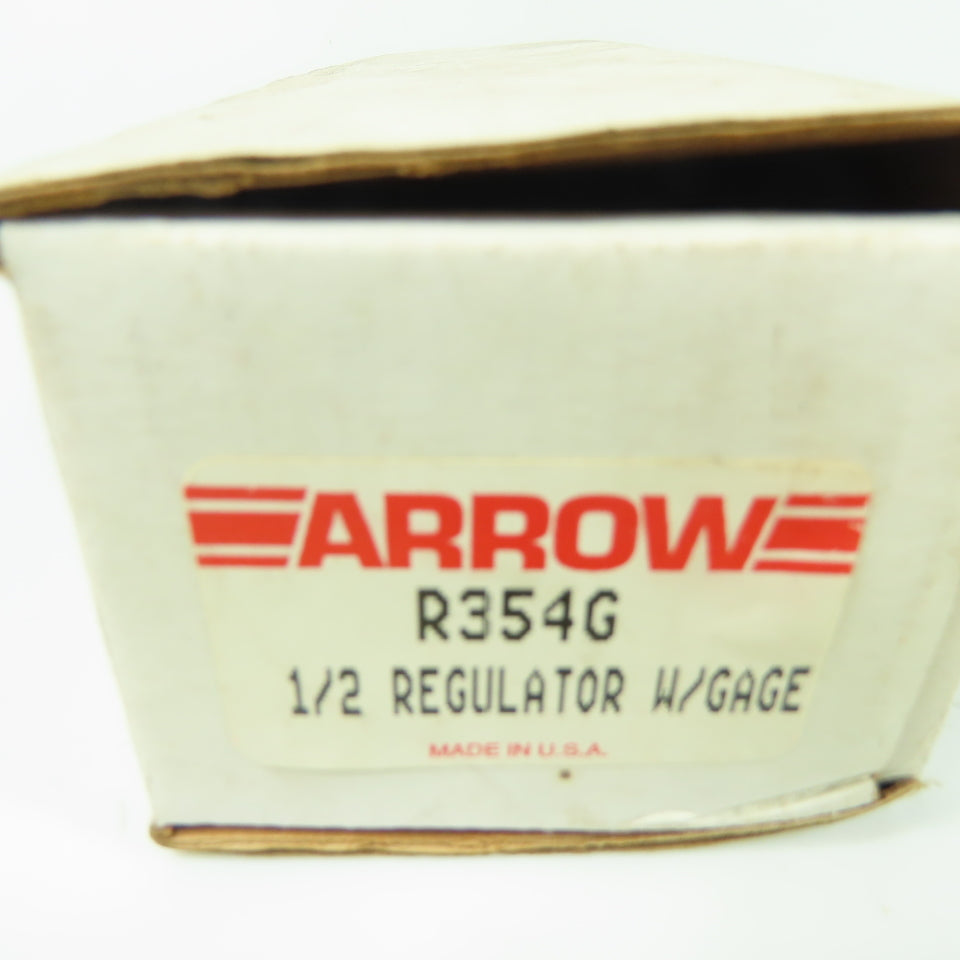 Arrow R354G 1/2" NPT Pneumatic Regulator W/ Gauge NEW