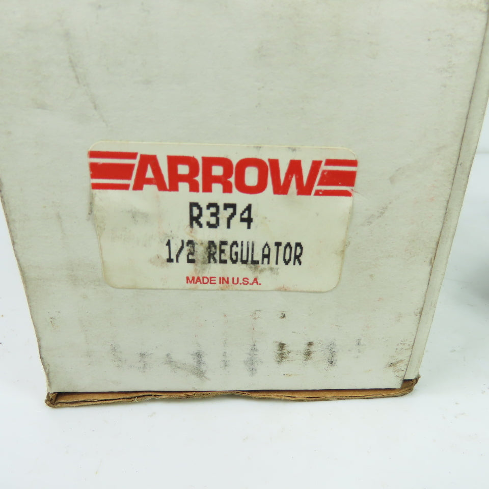 Arrow R374 Pneumatic Pressure Regulator 1/2" NPT 125 PSI Range 300 PSIG Max