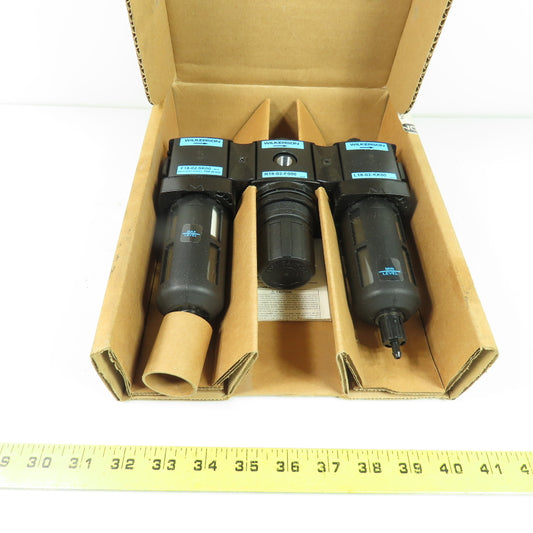 Wilkerson C18-02-FKG0 1/4" NPT Filter Regulator Lubricator FRL Unit