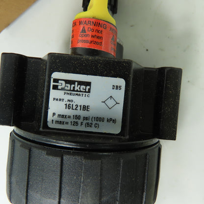 Parker 16L21BE Pneumatic Air Line Lubricator 3/8" NPT 150 PSI NEW