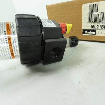 Parker 16L21BE Pneumatic Air Line Lubricator 3/8" NPT 150 PSI NEW