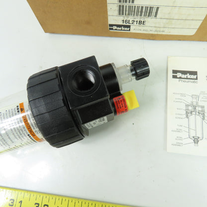 Parker 16L21BE Pneumatic Air Line Lubricator 3/8" NPT 150 PSI NEW