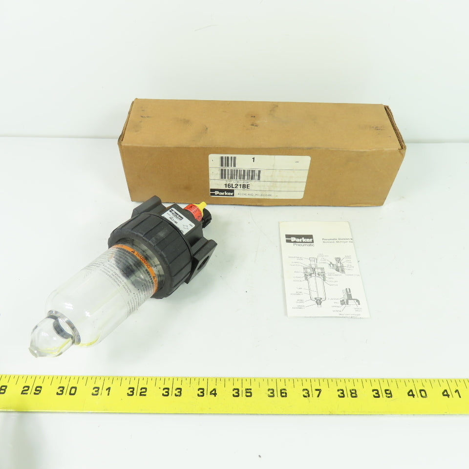 Parker 16L21BE Pneumatic Air Line Lubricator 3/8" NPT 150 PSI NEW