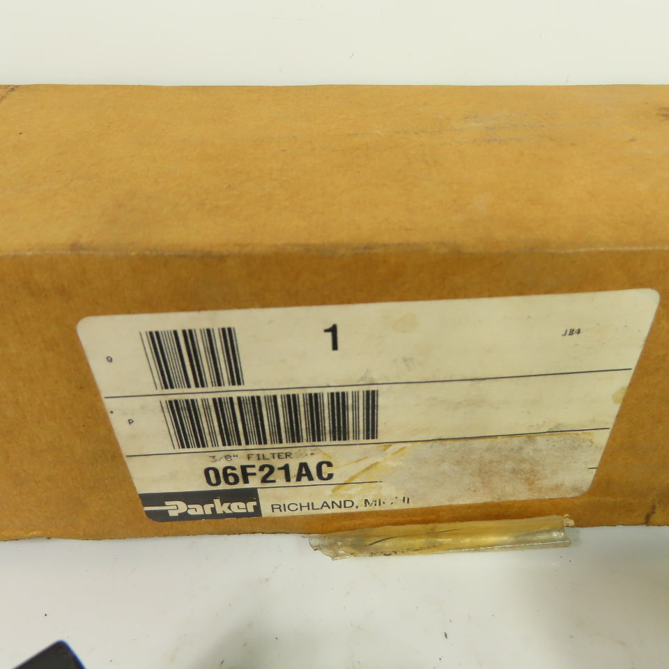 Parker 06F21AC Pneumatic Air Line Filter 150 PSI 3/8" NPT NEW