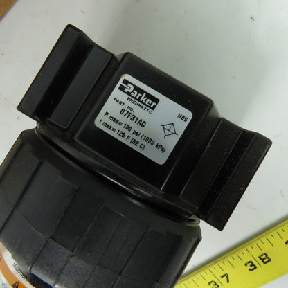 Parker 07F31AC 1/2" NPT Pneumatic Air Filter 150 PSI NEW