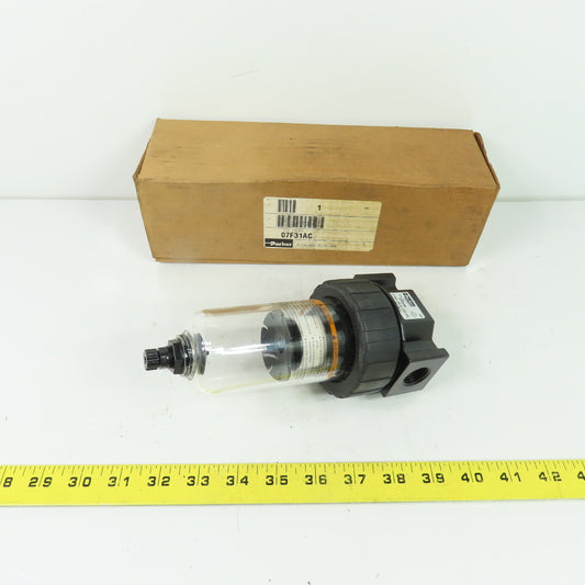Parker 07F31AC 1/2" NPT Pneumatic Air Filter 150 PSI NEW