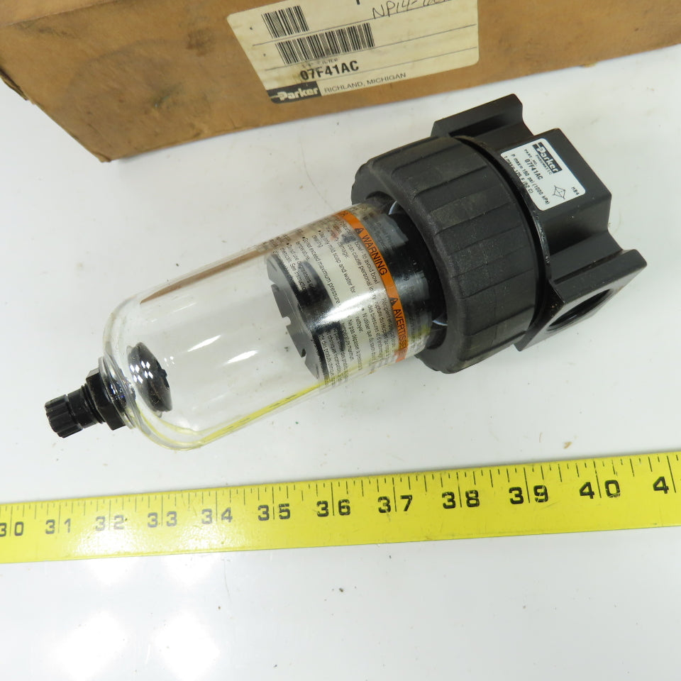 Parker 07F41AC 3/4" NPT Pneumatic Air Filter 150 PSI NEW