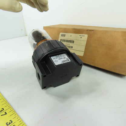 Schrader Bellows 06F11ACSB Pneumatic Air Filter 1/4" NPT 150 PSI Max NEW