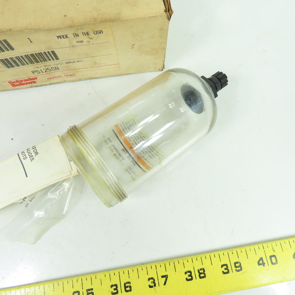 Schrader Bellows PS125SB Poly Bowl Twist Drain Kit NEW
