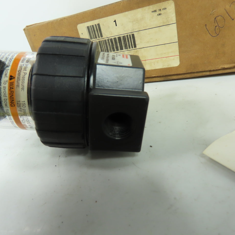 Schrader Bellows 06F21ACSB 3/8" NPT Pneumatic Air Filter 150 PSI NEW