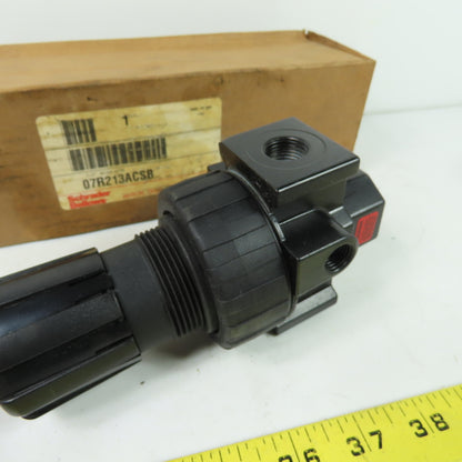 Schrader Bellows 07R213ACSB 3/8" NPT Pneumatic Regulator 250 PSI NEW