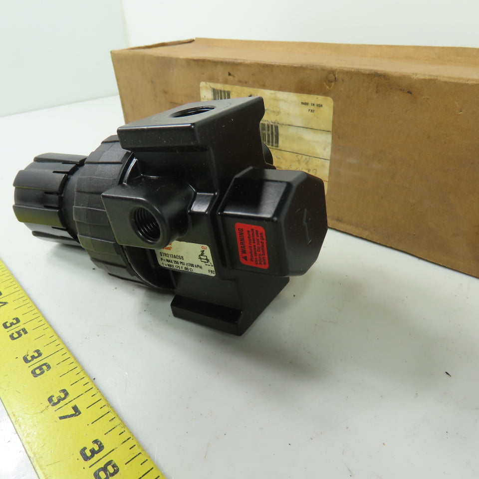 Schrader Bellows 07R213ACSB 3/8" NPT Pneumatic Regulator 250 PSI NEW