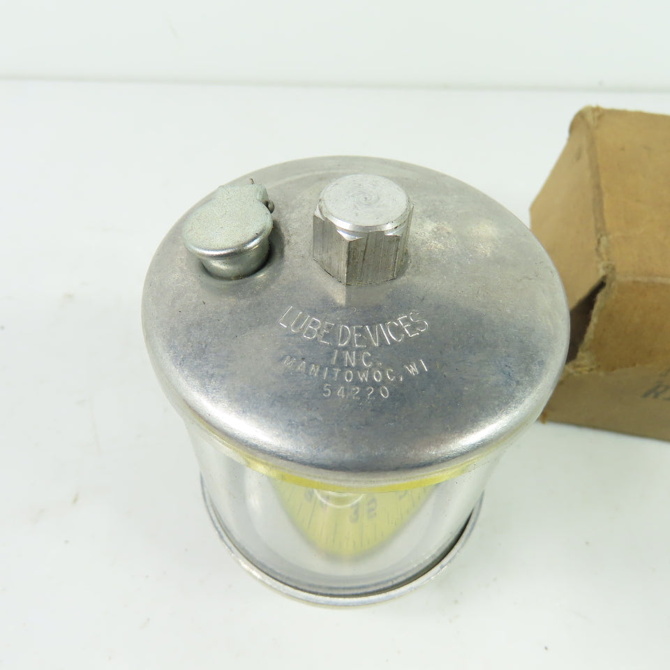 Lube Devices Inc. R155-01 Reservoir Oiler Lubricant Dispenser 1/8" NPT