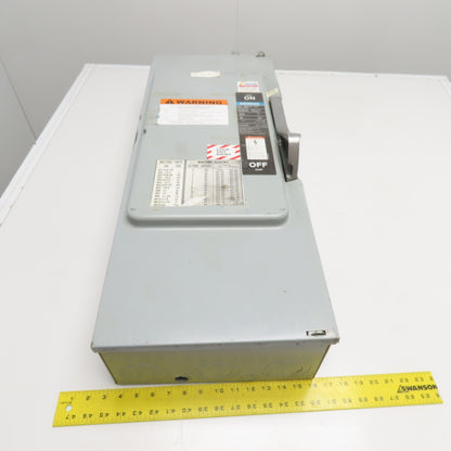 Siemens NF-354 200A 600VAC 250VDC 3 Pole Non Fusible Safety Disconnect Switch