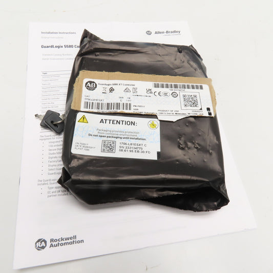 Allen Bradley 1756-L81ES XT Ser. C FW 1.072 Guardlogix 5580 XT Controller