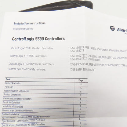 Allen Bradley 1756-L9SP XT Ser. A FW 1.014 ControlLogix 5590 XT Safety Partner