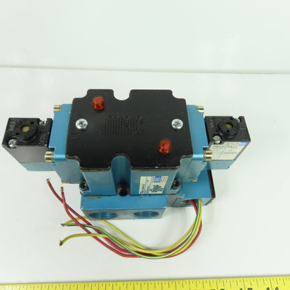 MAC 6523B-311-PM-611DA 4-Way Solenoid Valve 24VDC 150 PSI