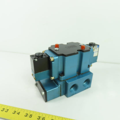 MAC 6523B-311-PM-611DA 4-Way Solenoid Valve 24VDC 150 PSI