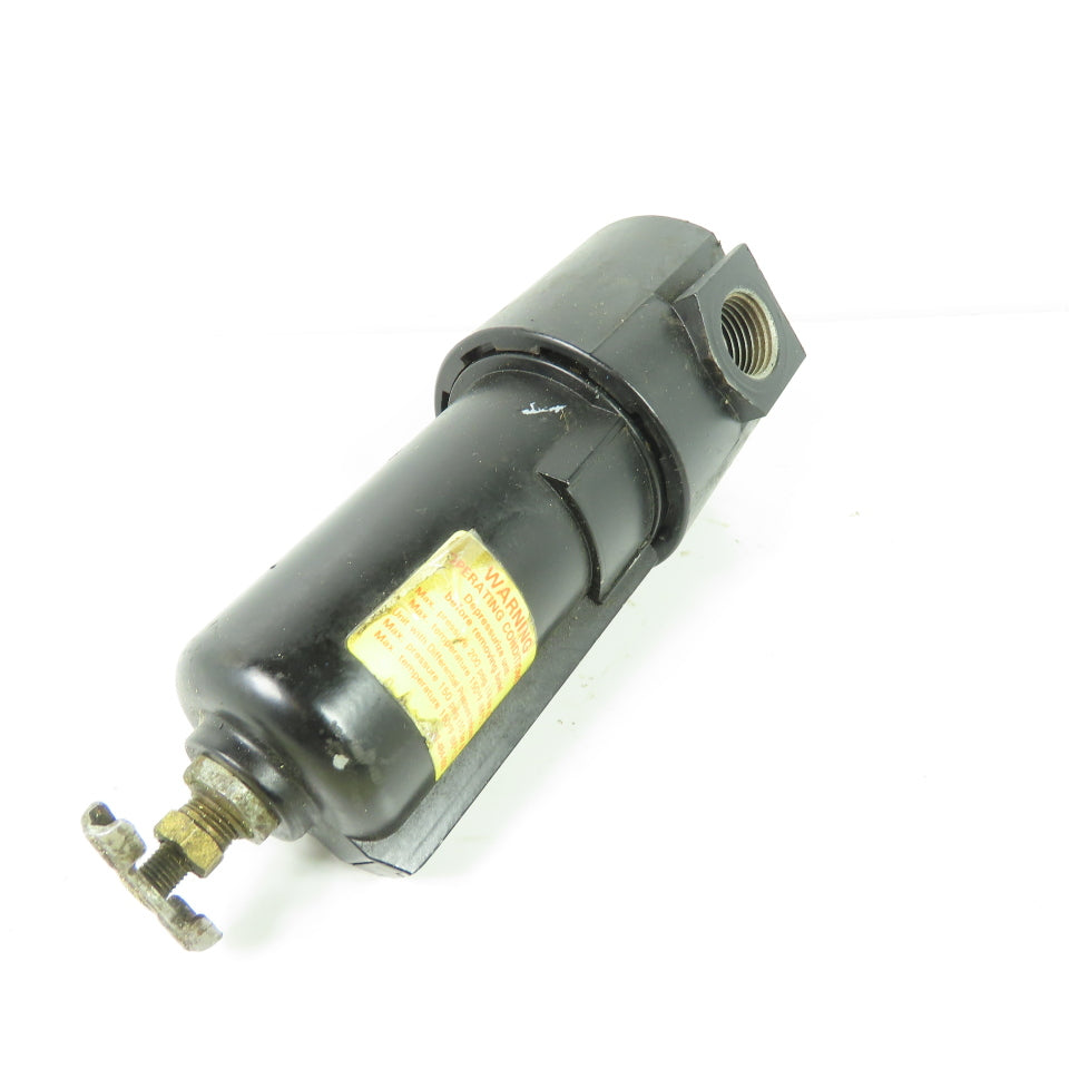 Wilkerson F16-04-G00 Pneumatic Air Filter 200 PSI 1/2" NPT