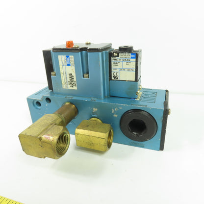 MAC 6213C-521-PM-111DA 4-Way Solenoid Air Valve 120V 150 PSI