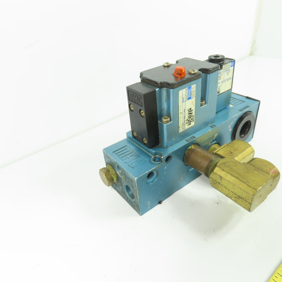 MAC 6213C-521-PM-111DA 4-Way Solenoid Air Valve 120V 150 PSI